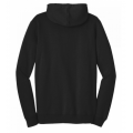 Black Cotton/Poly Fleece Hoody