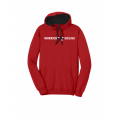 Red Cotton/Poly Fleece Hoody