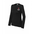 Ladie's Black LS Performance Tee