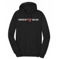 Black Cotton/Poly Fleece Hoody
