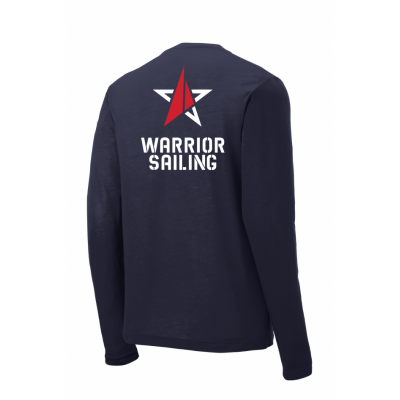 Navy LS Performance Tee