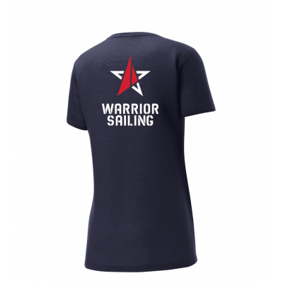 Ladie's Navy SS Performance Tee