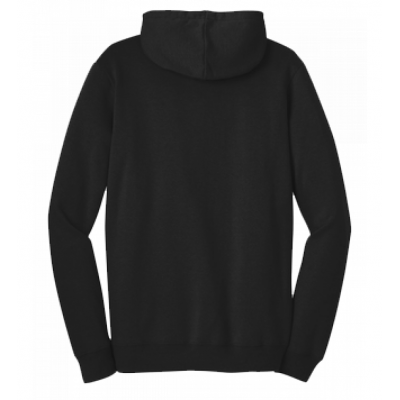 Black Cotton/Poly Fleece Hoody