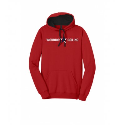Red Cotton/Poly Fleece Hoody