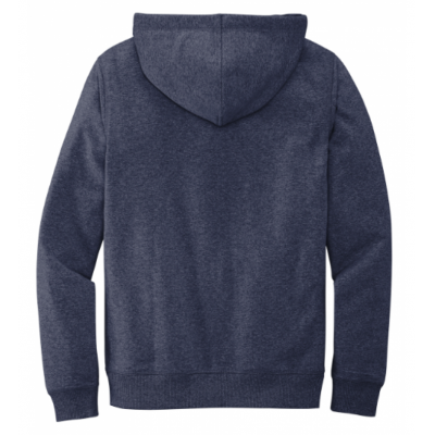 Navy Cotton/Poly Fleece Hoody