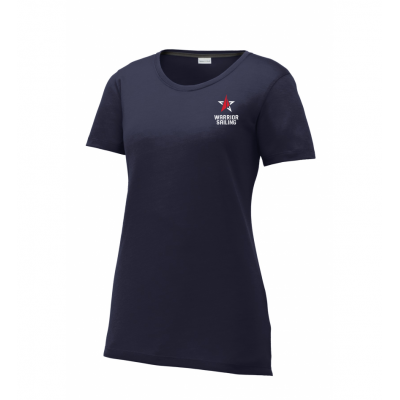 Ladie's Navy SS Performance Tee