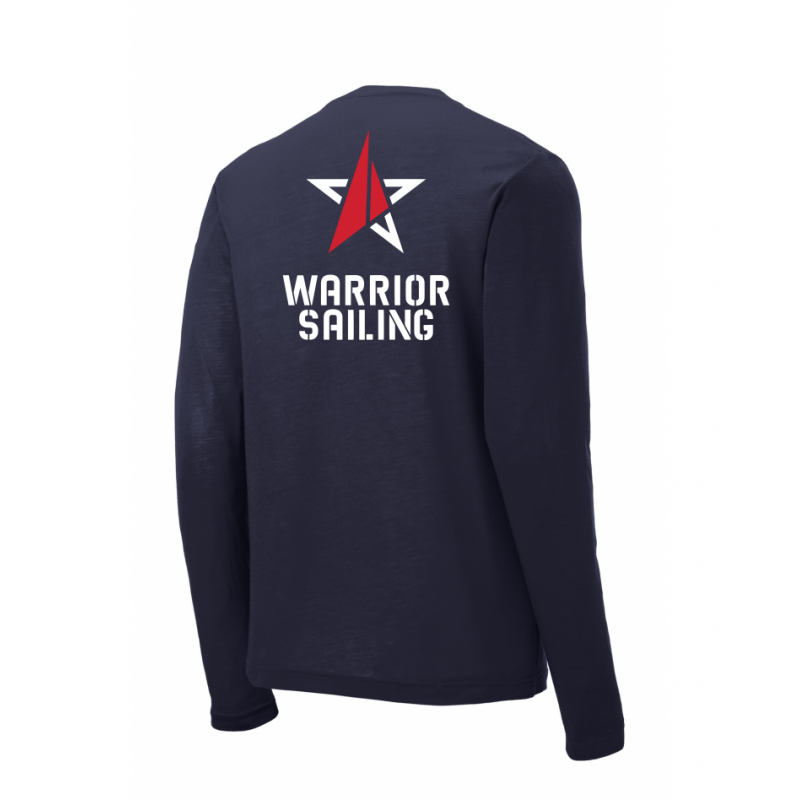 Navy LS Performance Tee