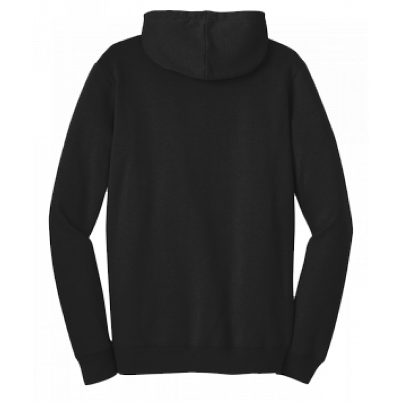 Black Cotton/Poly Fleece Hoody
