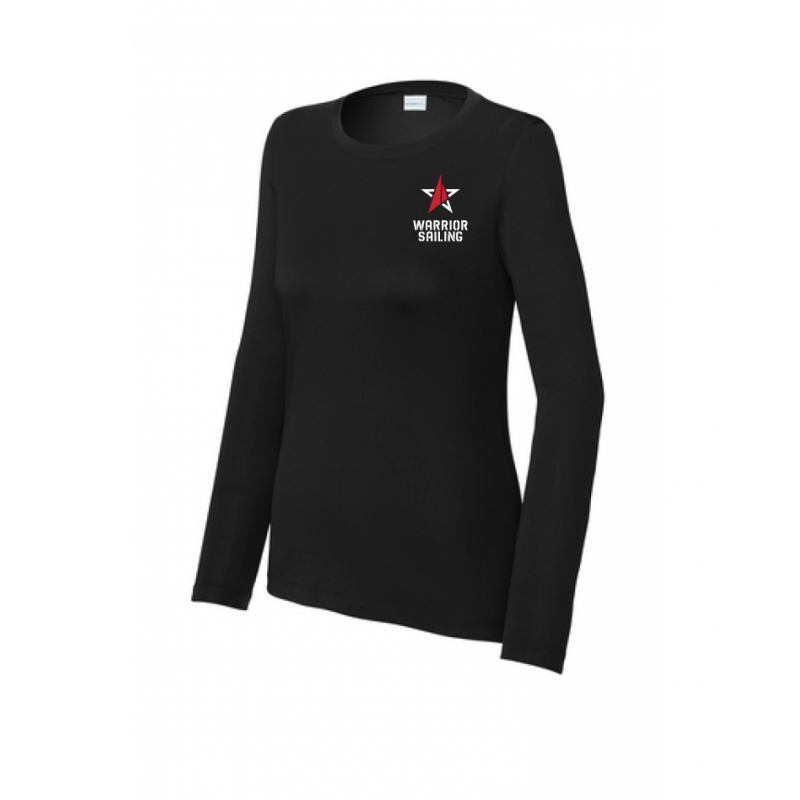 Ladie's Black LS Performance Tee