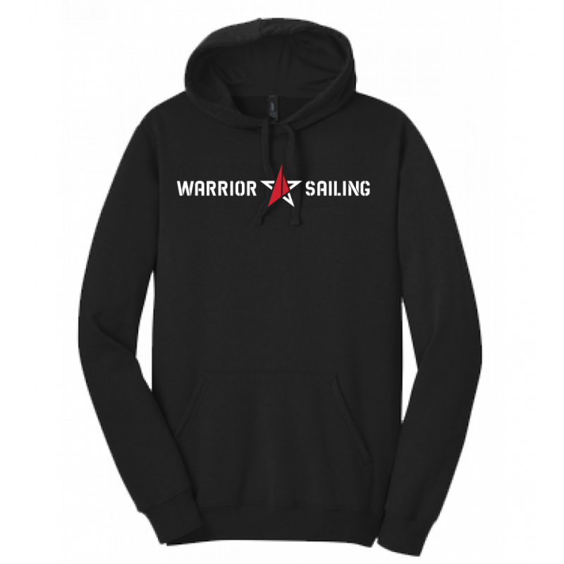 Black Cotton/Poly Fleece Hoody