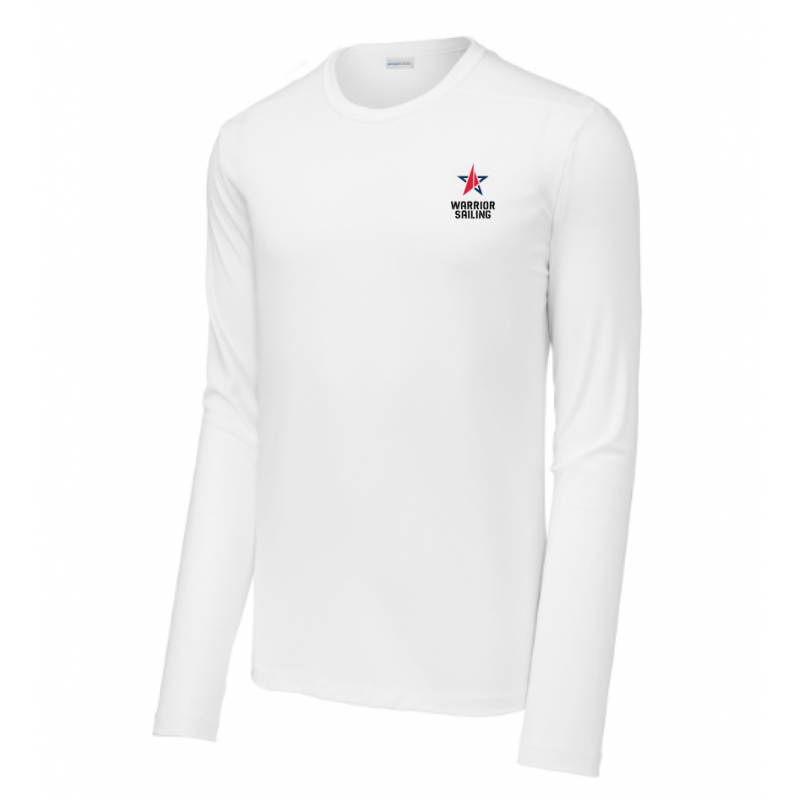 White LS Performance Tee